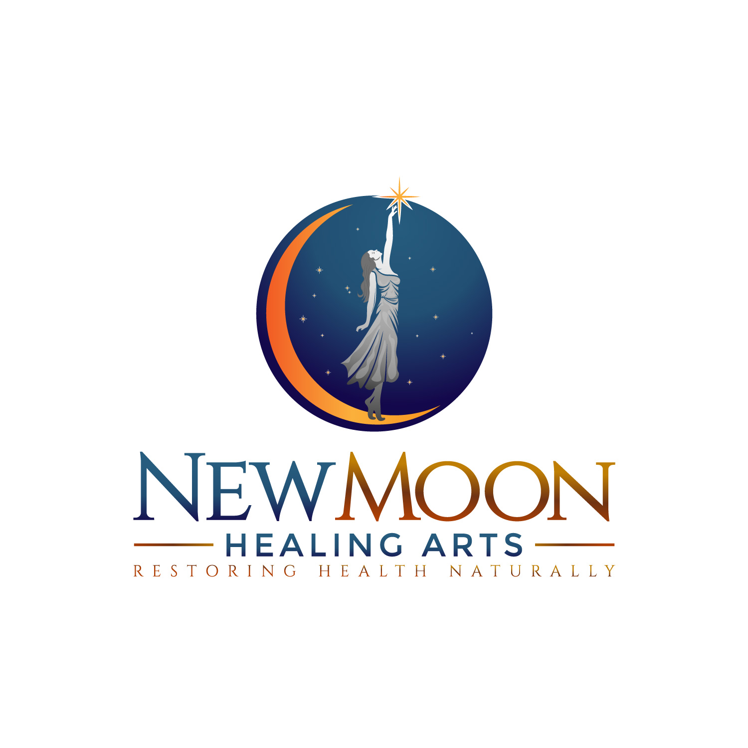 Logo-Design von AinebAyoub für New Moon Healing Arts | Design #27407458