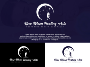 Logo Design by Nova Tech Solutions for New Moon Healing Arts | Design: #26929268