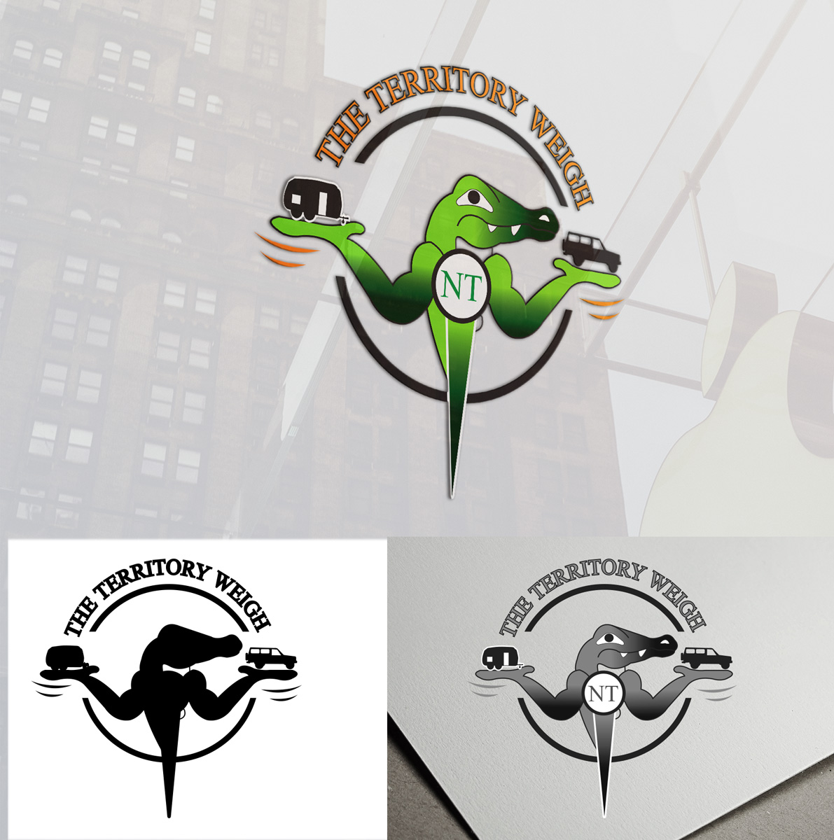 Logo Design by Wonderful design for The Territory Weigh | Design #26940457