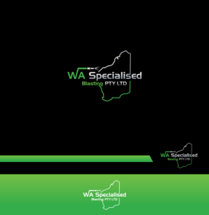 WA Specialised Blasting PTY LTD | Design de Logo par Fat Bat Man
