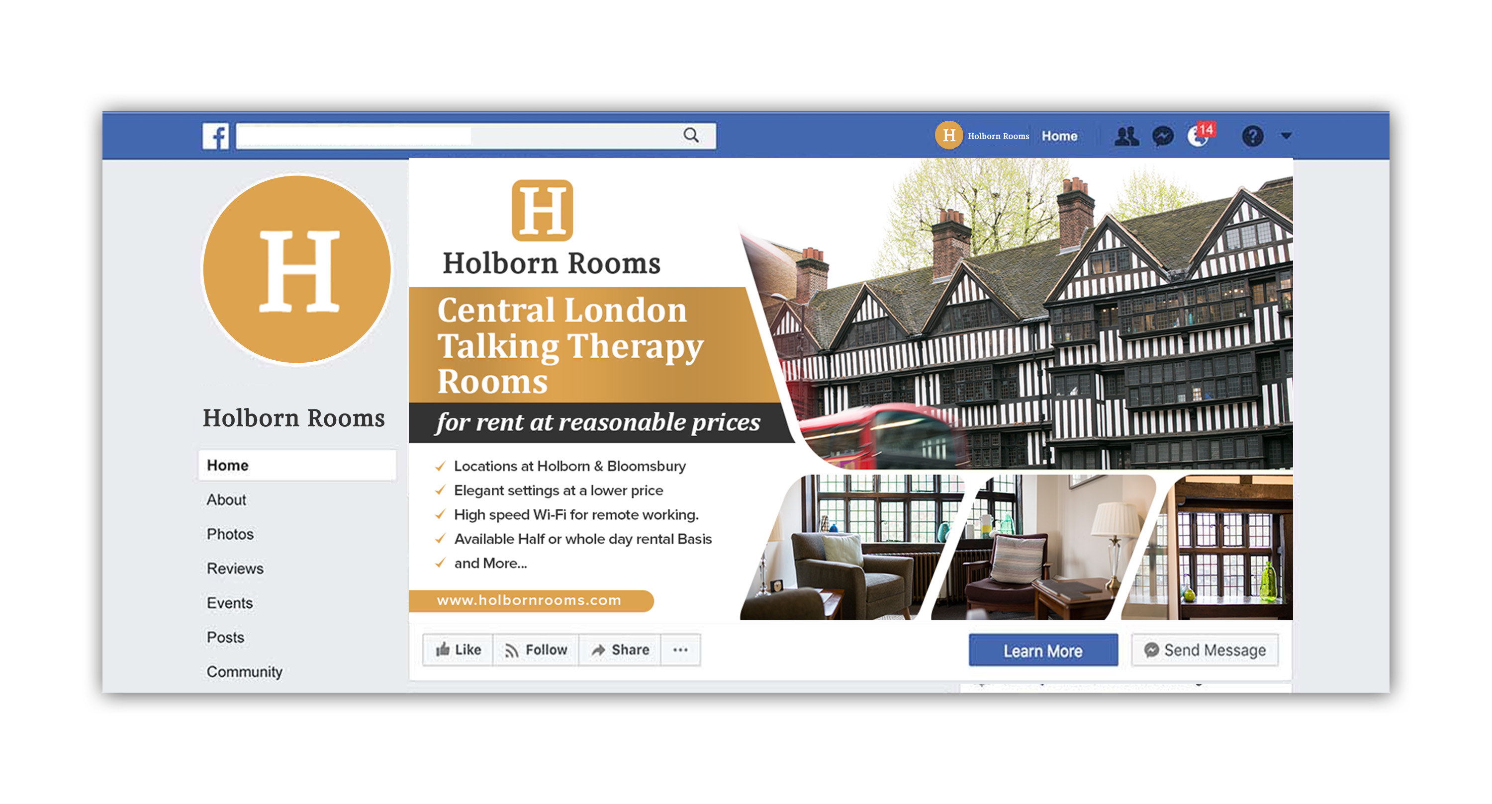 Facebook Design by ARTOGRAPHY for this project | Design #26936673