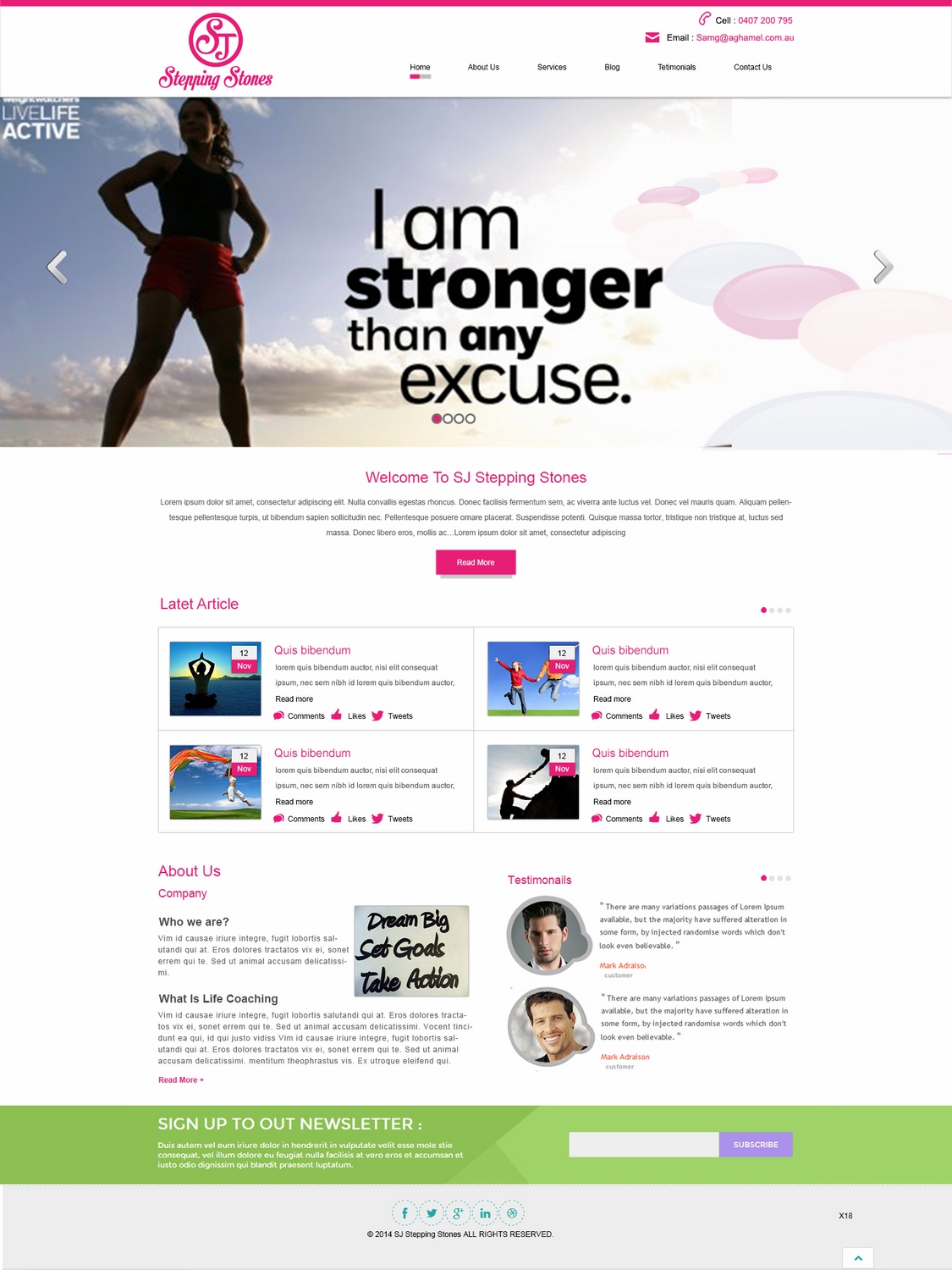 Web Design by pb for this project | Design #3116761