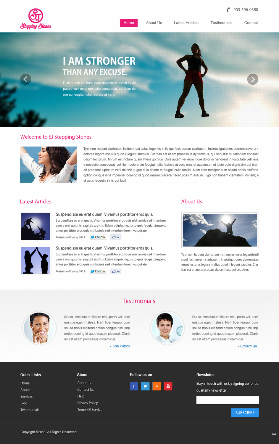 Web Design by pb for this project | Design #3141437