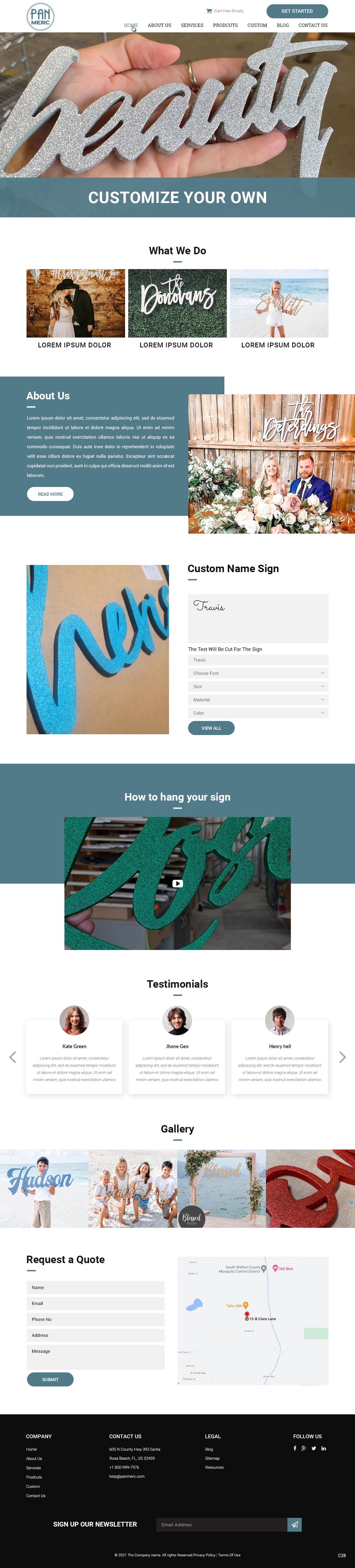 WooCommerce Design by pb for Panhandle Mercantile | Design #26936152