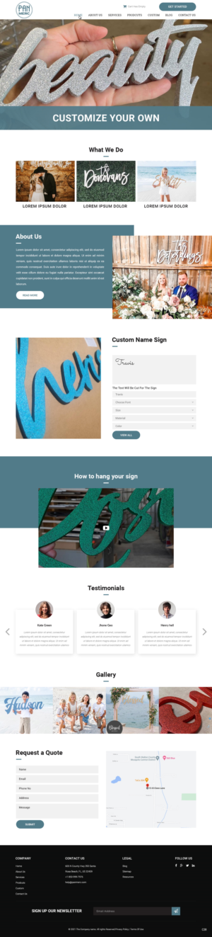 WooCommerce Design by pb for Panhandle Mercantile | Design: #26936152