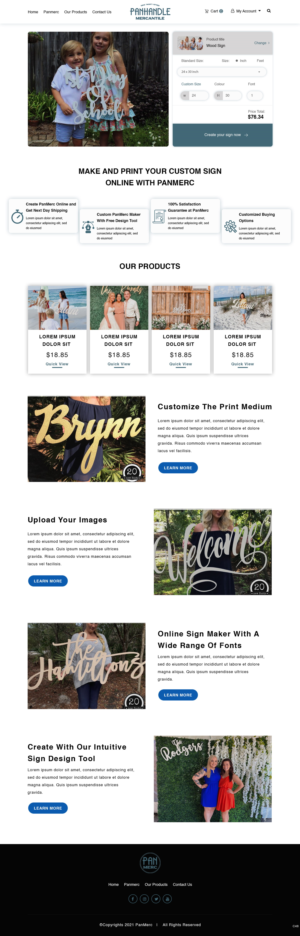 WooCommerce Design by pb for Panhandle Mercantile | Design: #26936159