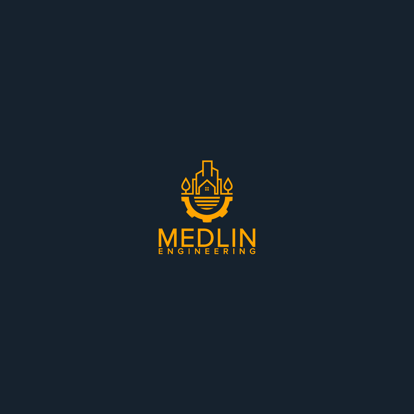 Logo Design by 4tech services for Medlin Engineering  | Design #26932792