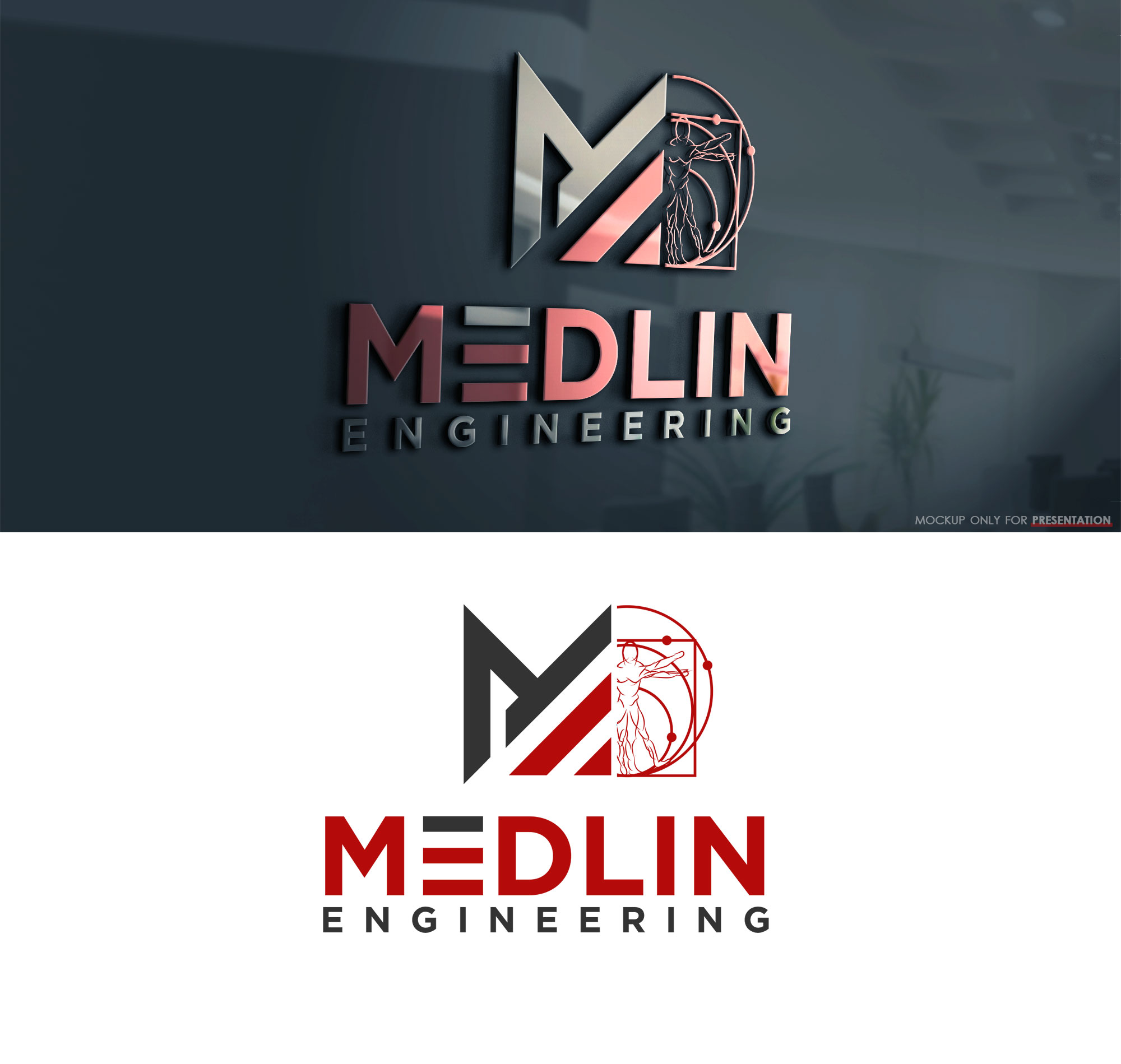 Logo-Design von Mono.co für Medlin Engineering  | Design: #26948232