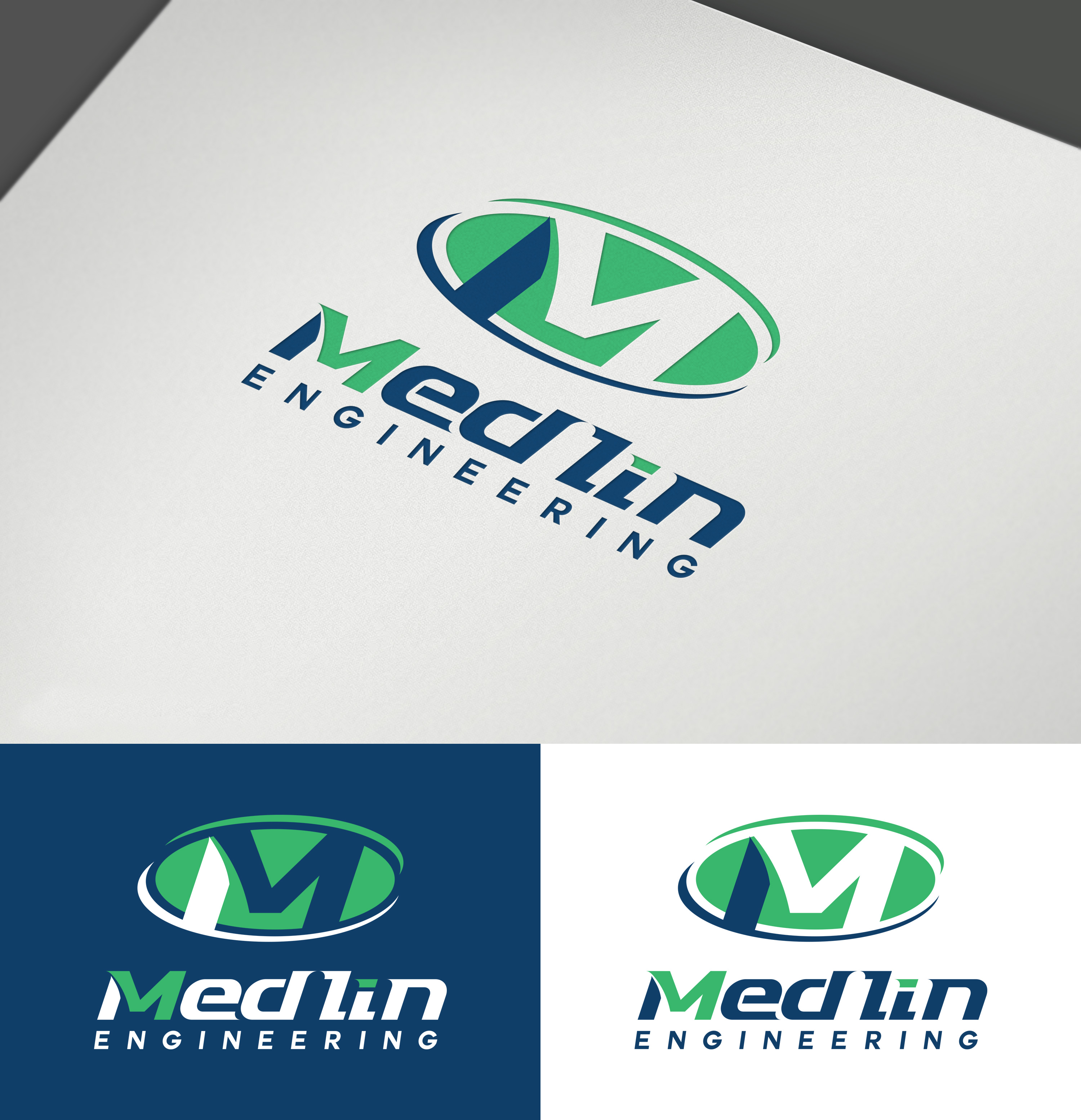 Logo Design by u2square for Medlin Engineering  | Design #26934620