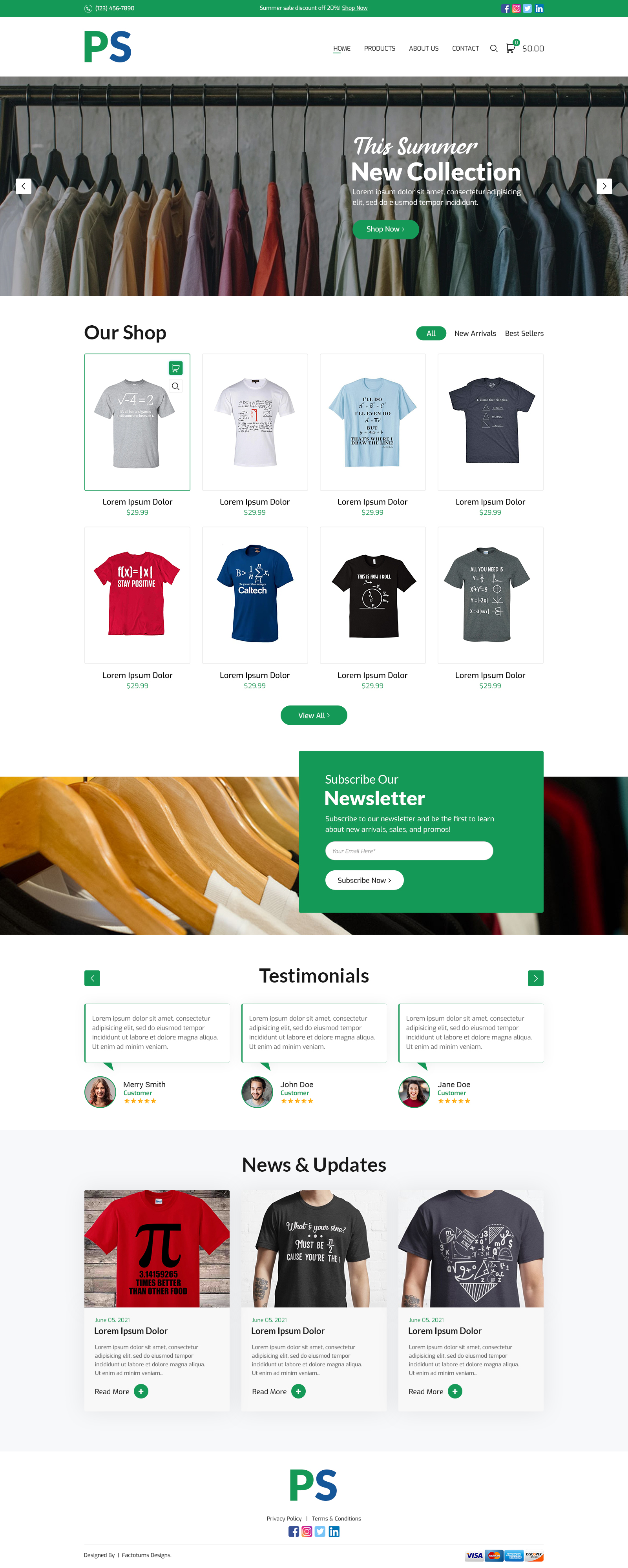 Diseño de BigCommerce por Factotum Designs para este proyecto | Diseño #26955265