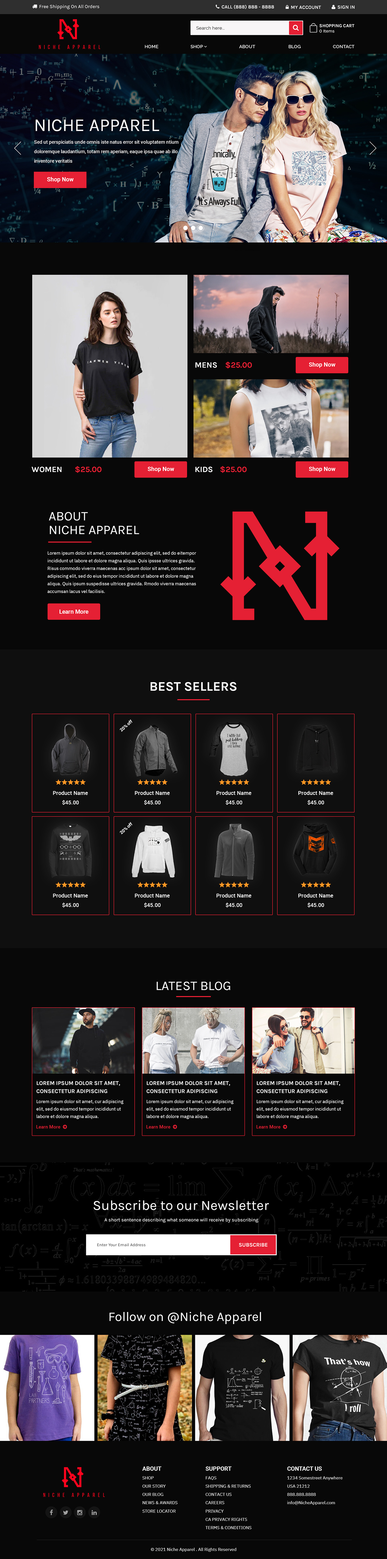 BigCommerce Design by Titan Eagle for this project | Design #26943635