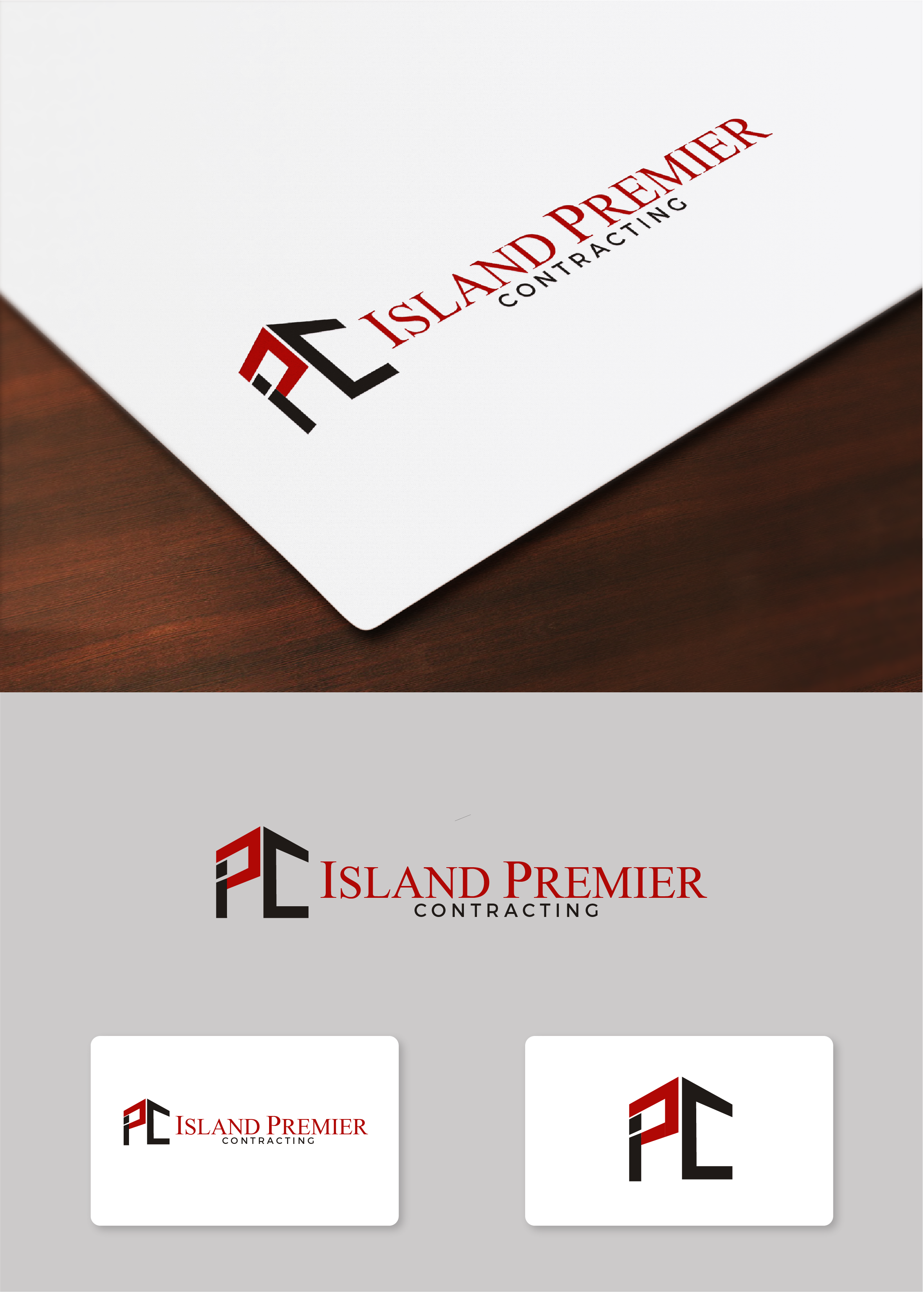 Logo Design by The Seventh Key Magic for Island Premier Contracting | Design #26934188