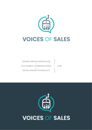 We hope the design can represent sales, technology, and communication. | Logo Design by somani