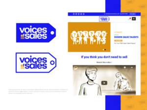 We hope the design can represent sales, technology, and communication. | Logo Design by JTdsign