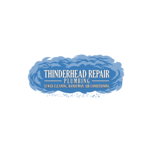 Thunderhead Repair  Plumbing & Air,  Drain Cleaning, Handyman | Logo Design by I Design12
