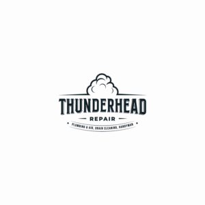 Thunderhead Repair  Plumbing & Air,  Drain Cleaning, Handyman | Logo Design by TerryBogard