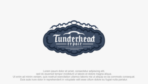 Thunderhead Repair  Plumbing & Air,  Drain Cleaning, Handyman | Logo Design by Indra Putra