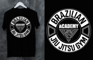 new design for brazilian jiu jitsu gym | Diseño de Camiseta por SAI DESIGNS