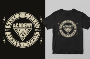 new design for brazilian jiu jitsu gym | Diseño de Camiseta por Elizaveta M