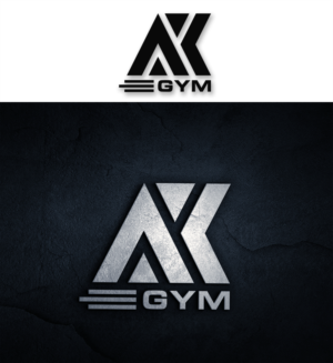 AK Gym | Logo Design by Awaiz786