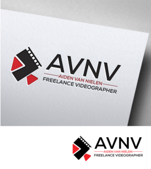 Aiden Van Nielen Freelance Videographer  (or)  AVNV | Logo Design by HEAVEN ART