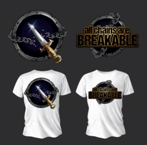 T-shirt Design by ally designs for BrokenChainz | Design: #26950664