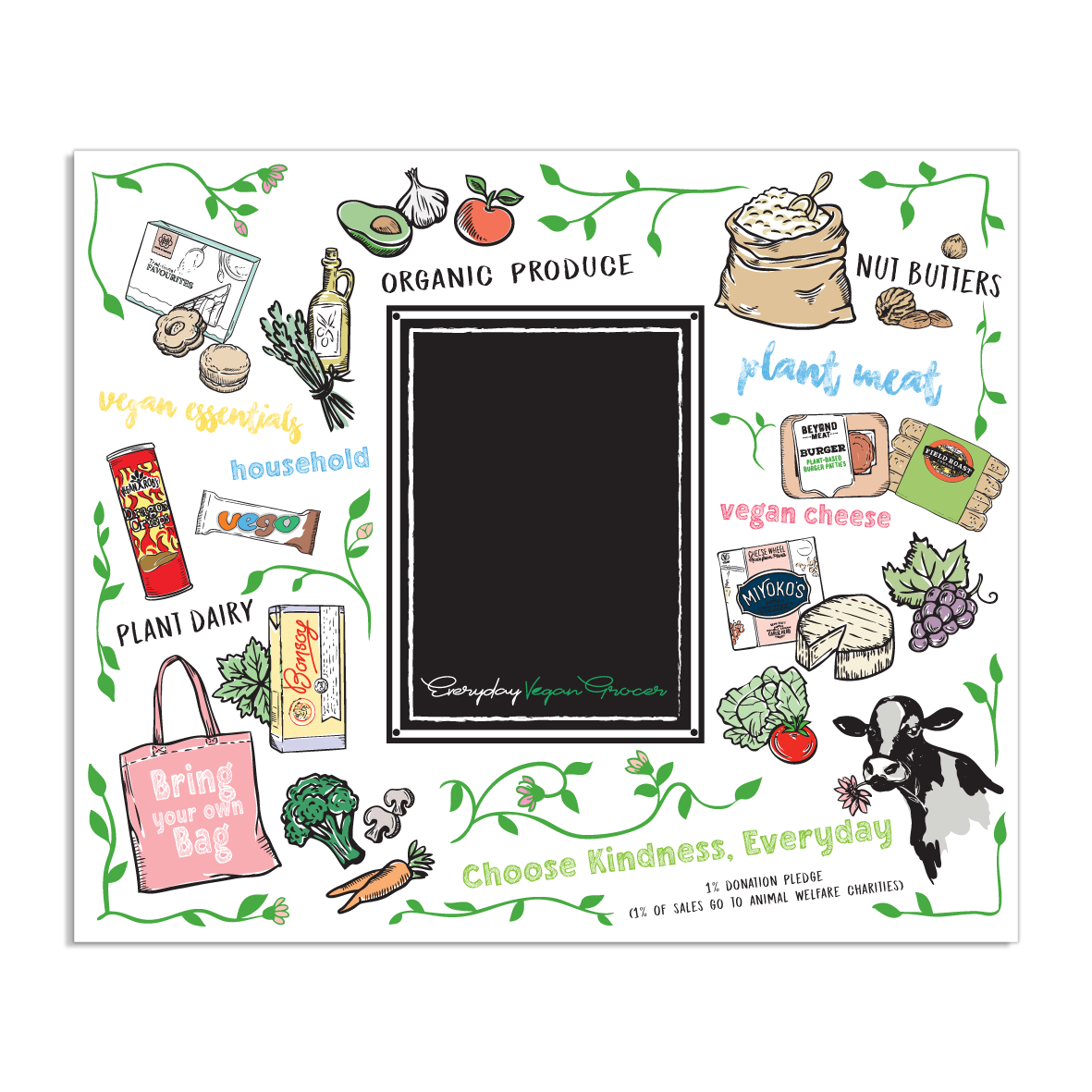 Design Graphique par Samantha Ward Design pour Everyday Vegan Grocer | Design : #26983709
