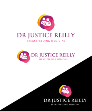 Dr Justice Reilly Breastfeeding Medicine | Logo Design by StudioD™