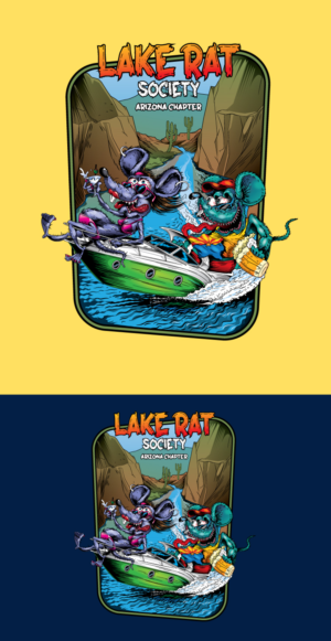 Lake Rat Society - Arizona Chapter | Design de Logo par ally designs