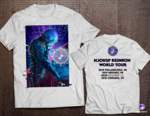 Group reunion concert-inspired T-shirt | T-Shirt-Design von FigliaPerduta