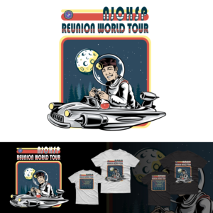 Group reunion concert-inspired T-shirt | T-shirt Design by duatitik.std