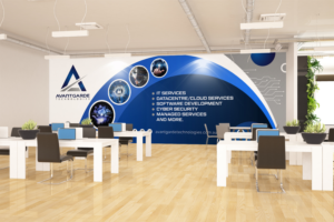 Tech Company Office Internal Feature Wall Ultra HighRes - Wall Paper Design | Graphic Design by mmmarif1982