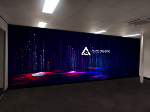 Tech Company Office Internal Feature Wall Ultra HighRes - Wall Paper Design | Graphic Design by Jomon 2