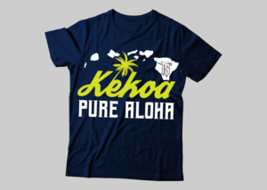 tactics inc. (Kekoa  pure aloha) | T-shirt Design by cosmicline