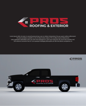Logo Design by farady for Roofing and Exterior PROS | Design: #26963850