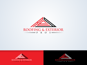 Logo Design by zilong graphic for Roofing and Exterior PROS | Design: #26947160