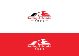 Logo Design by KreAnts for Roofing and Exterior PROS | Design: #26950565