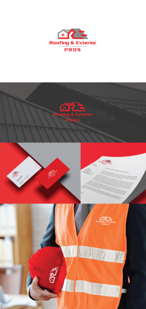 Logo Design by KreAnts for Roofing and Exterior PROS | Design: #26959527