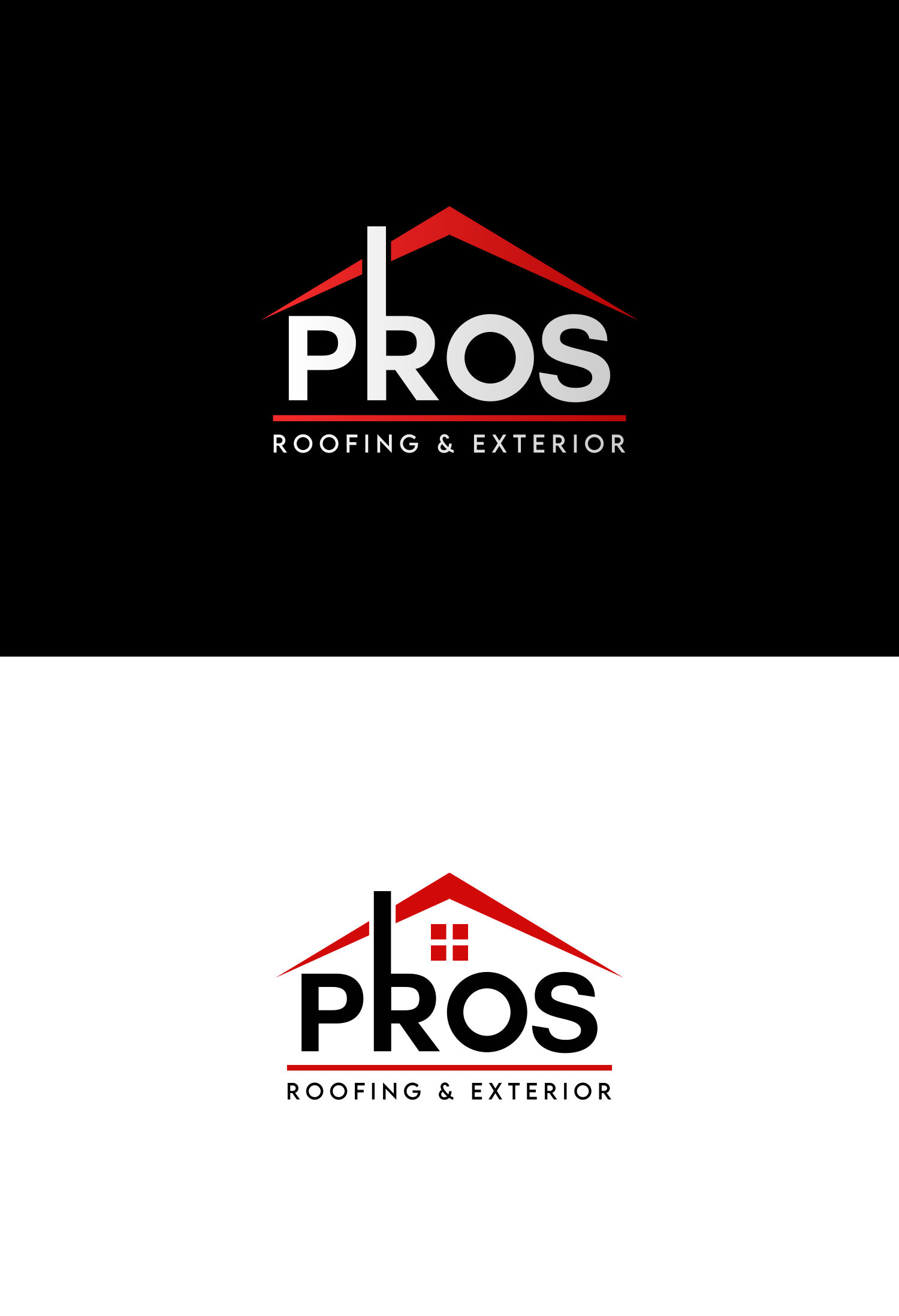 Logo Design by mike edan for Roofing and Exterior PROS | Design #26958691