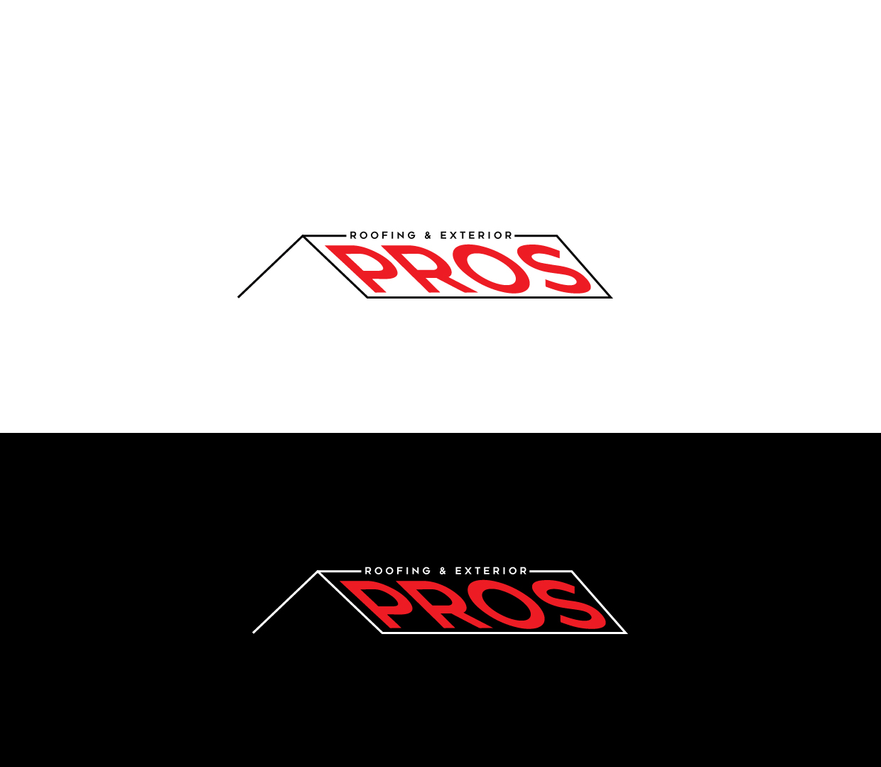 Logo Design by creativepoint for Roofing and Exterior PROS | Design #26947514