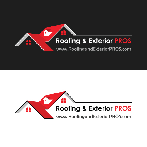 Logo Design by NetSpidy for Roofing and Exterior PROS | Design #26949925