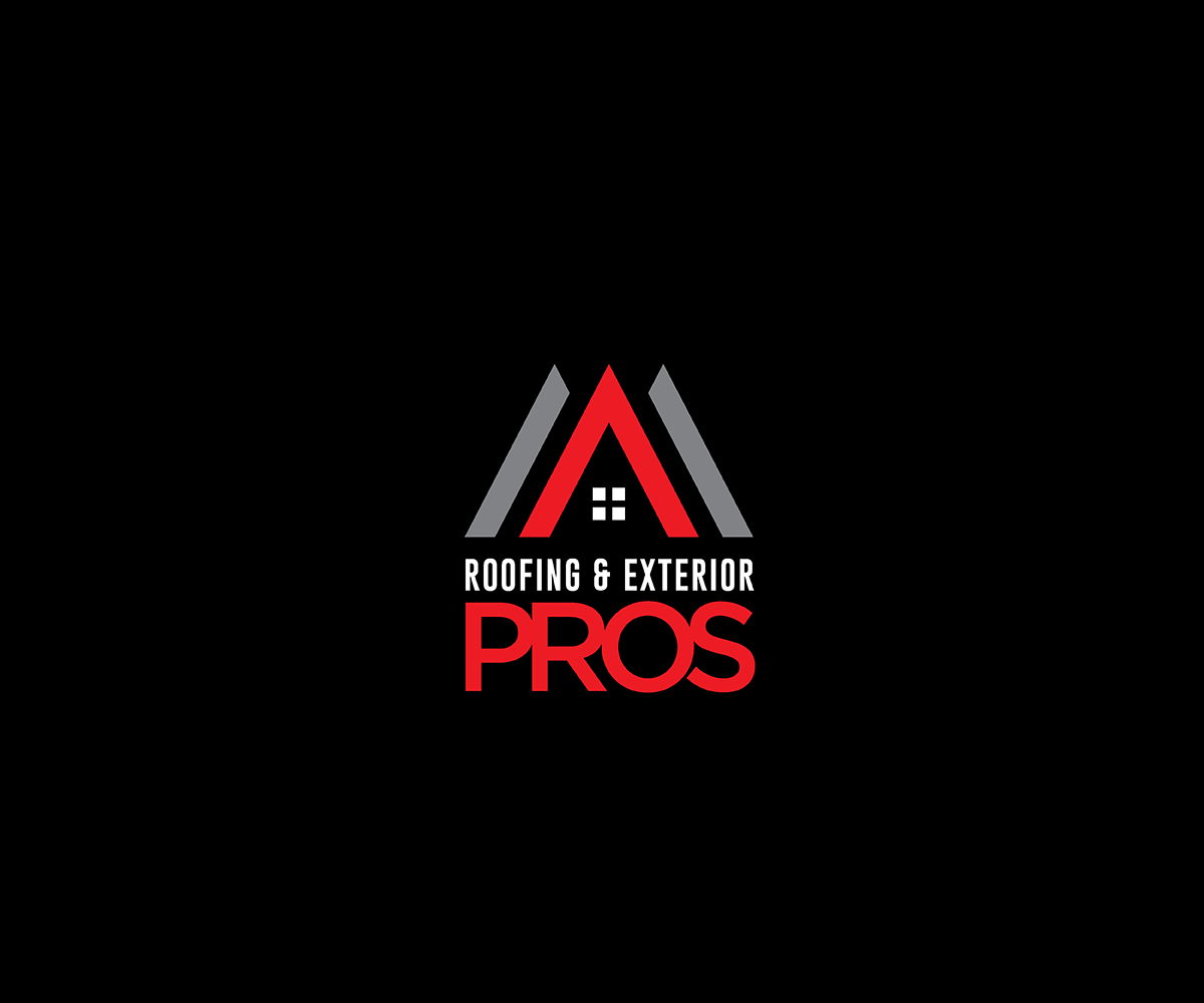 Logo Design by saulogchito for Roofing and Exterior PROS | Design #26950775