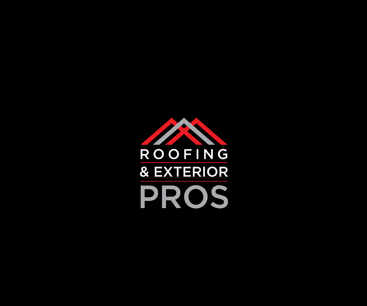 Logo Design by saulogchito for Roofing and Exterior PROS | Design #26955368