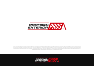 Design de Logo par christianpoetoe pour Roofing and Exterior PROS | Design : #26947361