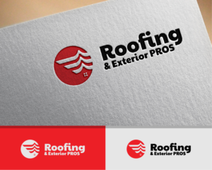 Logo Design by Mime Artworks for Roofing and Exterior PROS | Design: #26961829