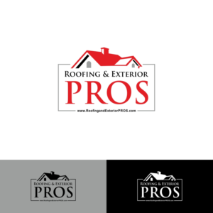 Logo Design by Basksh Designs for Roofing and Exterior PROS | Design: #26948138