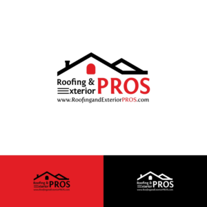 Logo Design by Basksh Designs for Roofing and Exterior PROS | Design: #26948139