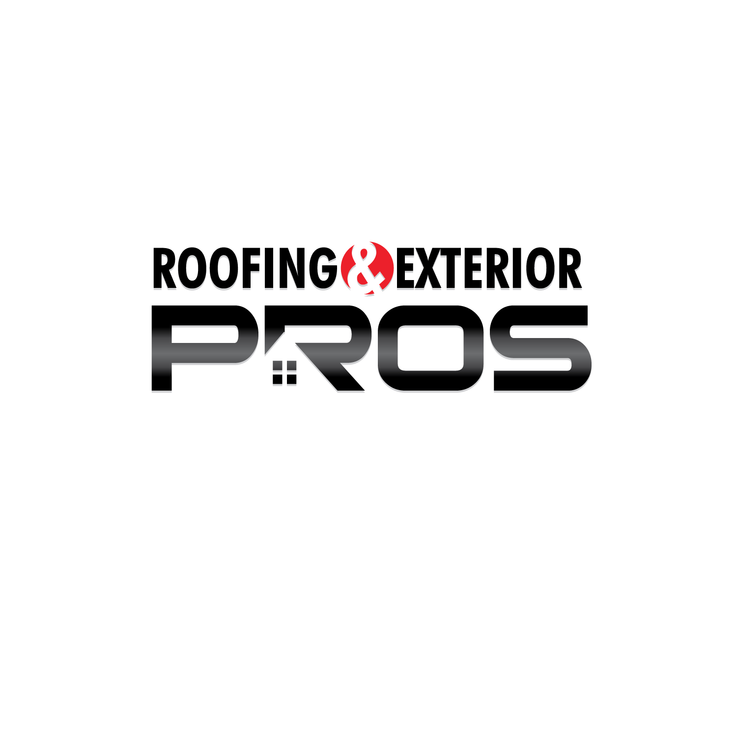 Logo-Design von GODDREAMCREATION für Roofing and Exterior PROS | Design #26949694