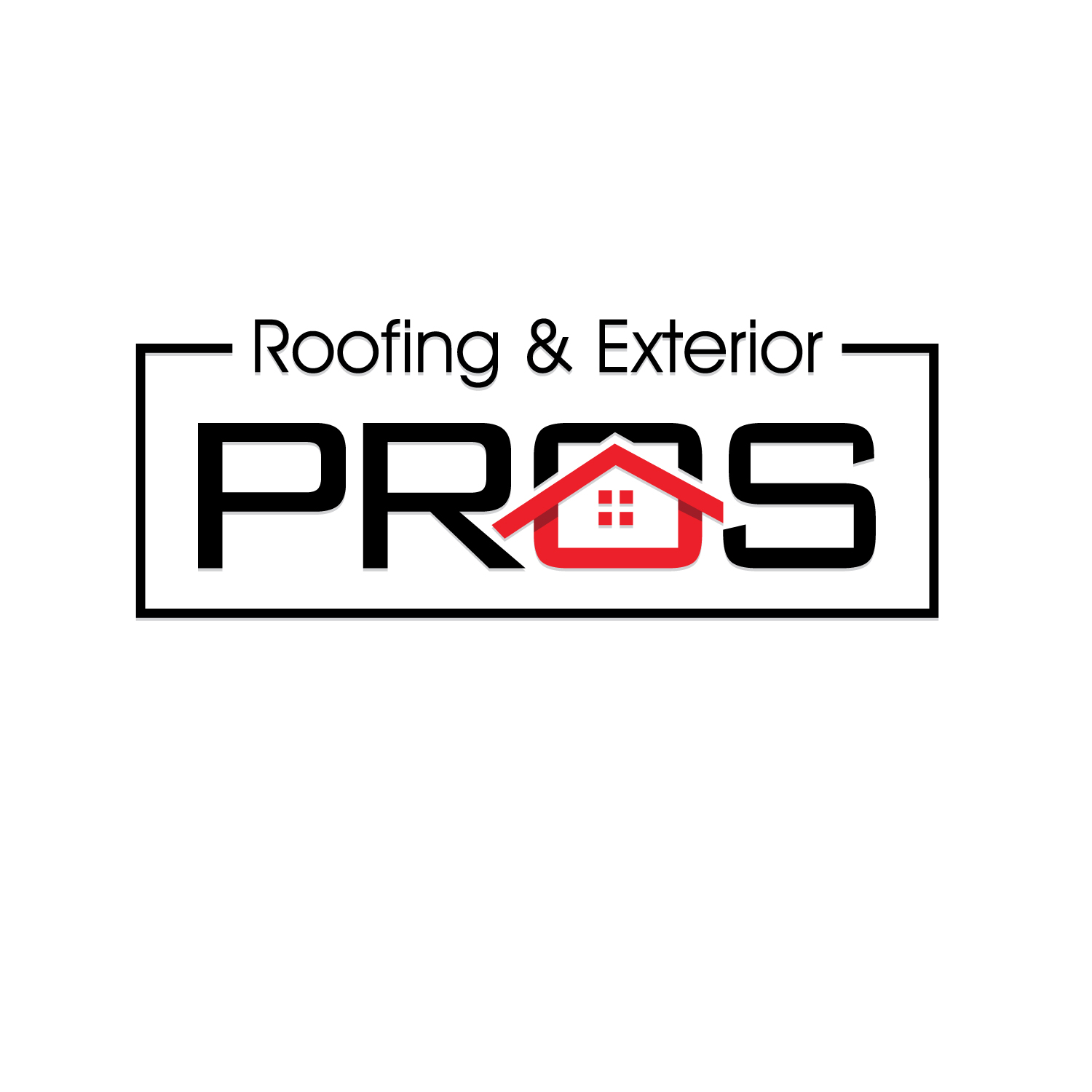 Logo Design by GODDREAMCREATION for Roofing and Exterior PROS | Design #26949695