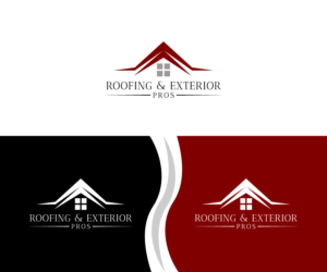 Logo Design by fauzan harun for Roofing and Exterior PROS | Design: #26955275